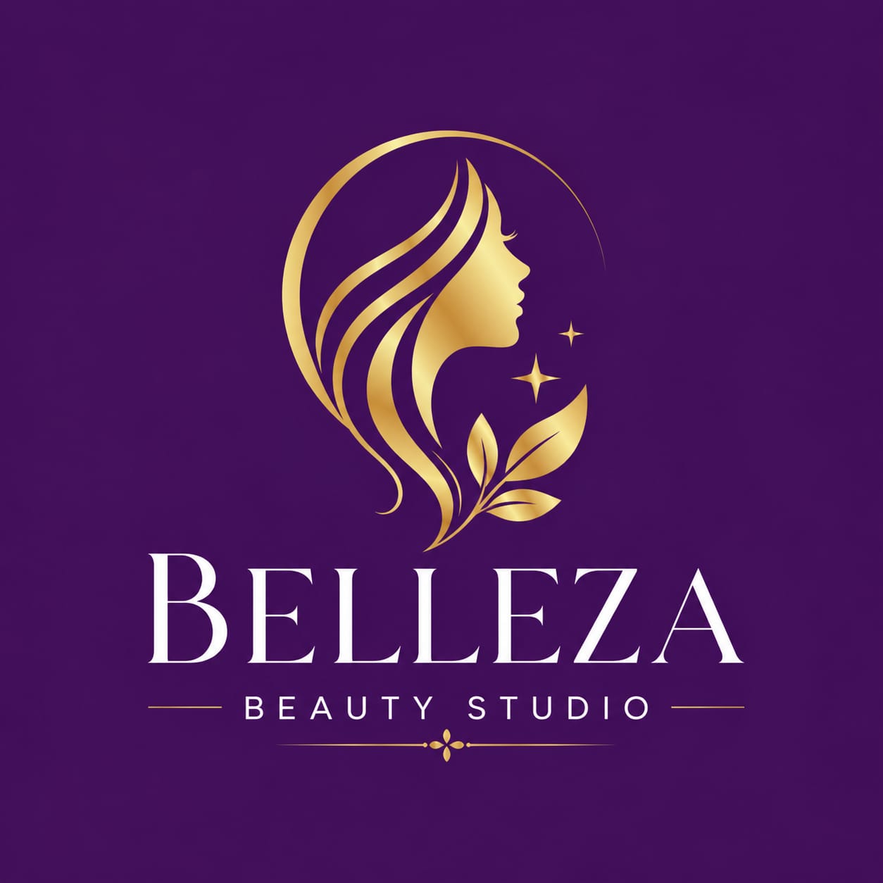 Belleza Beauty Studio logo identity by Crea8iv Media