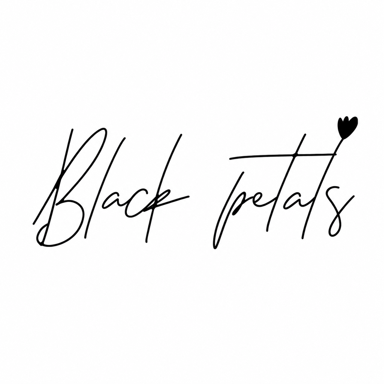 Black Petals logo identity by Crea8iv Media