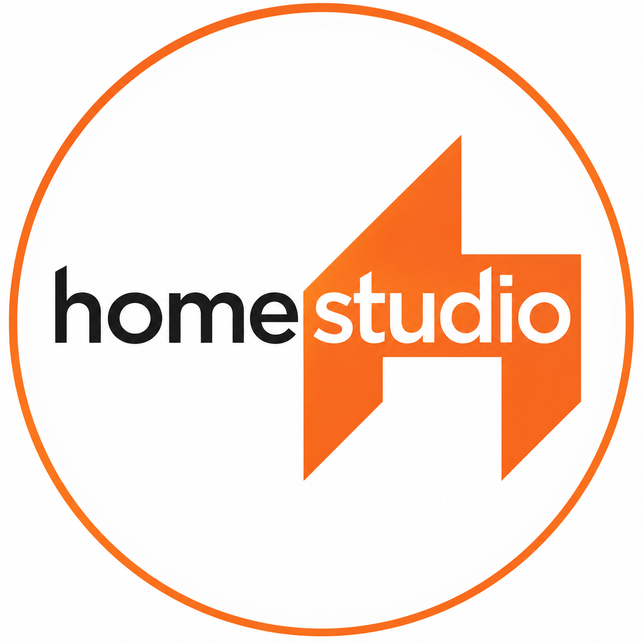 Home Studio logo identity by Crea8iv Media