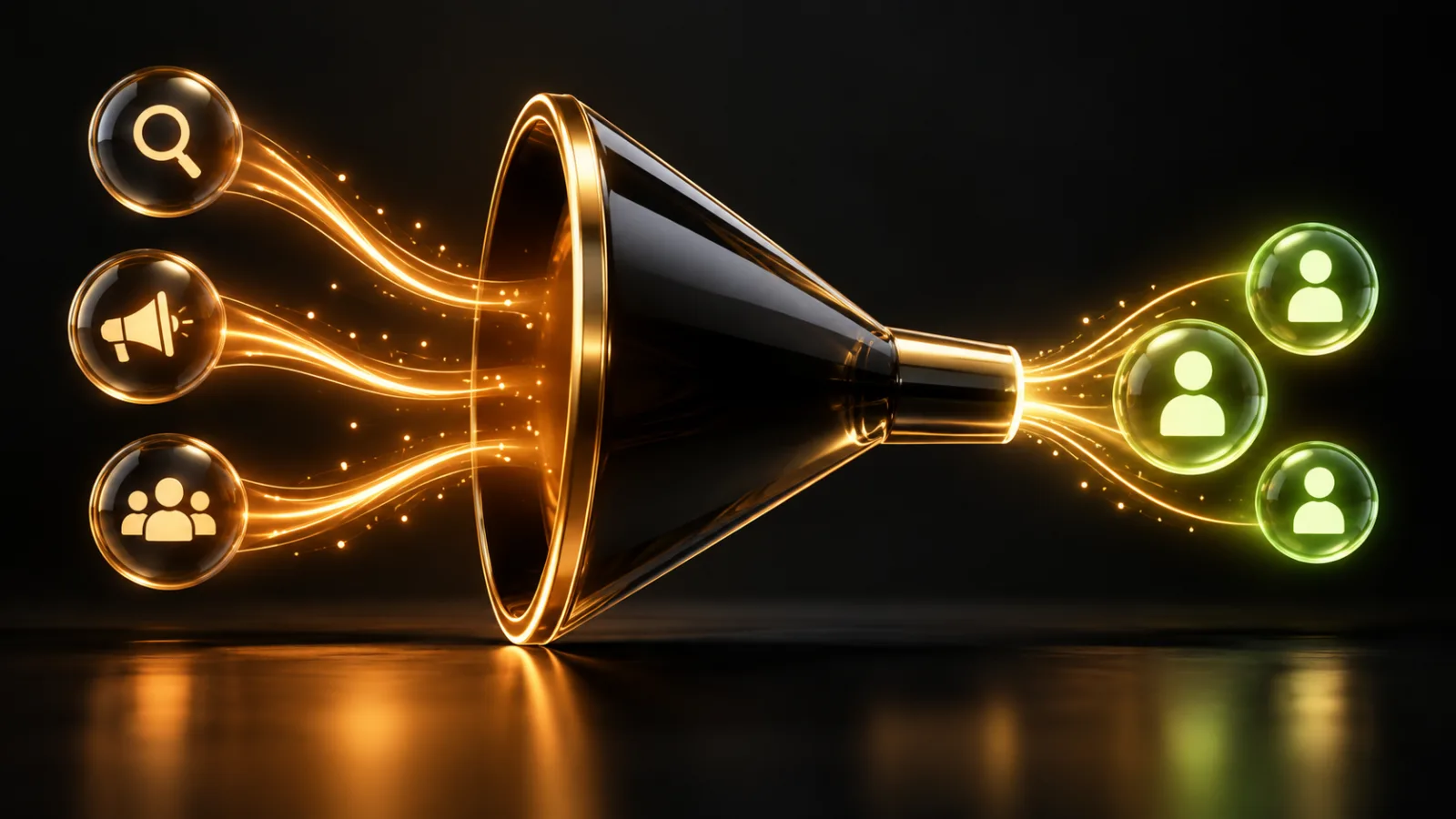 Conceptual lead generation service visual for Crea8iv Media